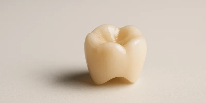 dentist miami beach, a ceramic dental crown close-up